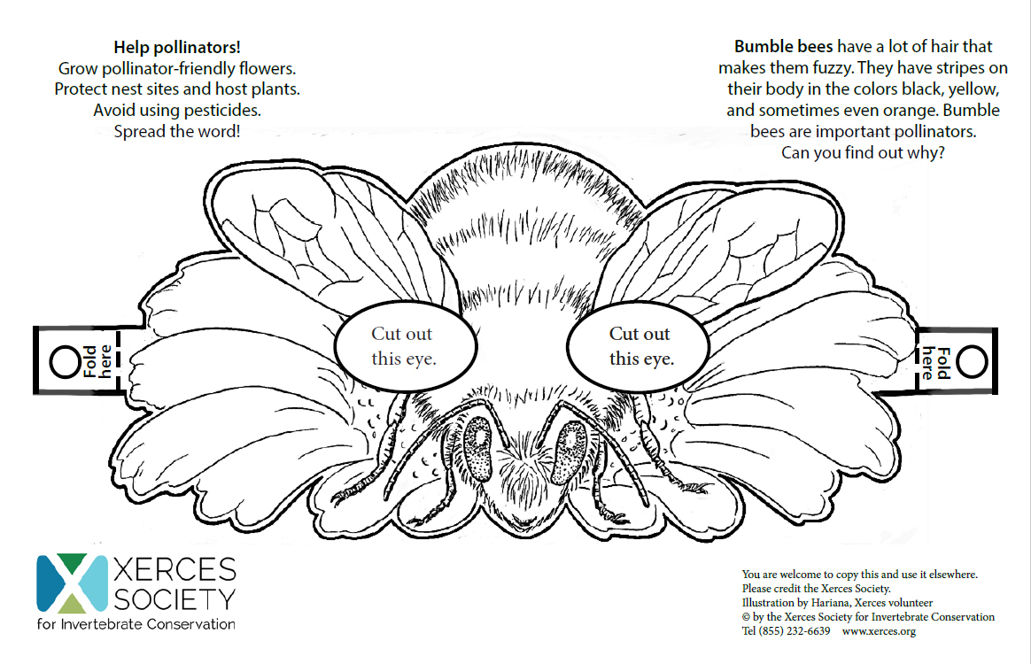 Bumble Bee Mask | Xerces Society